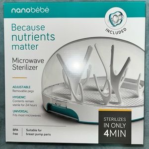 •Nanobebe Microwave Steam Sterilizer